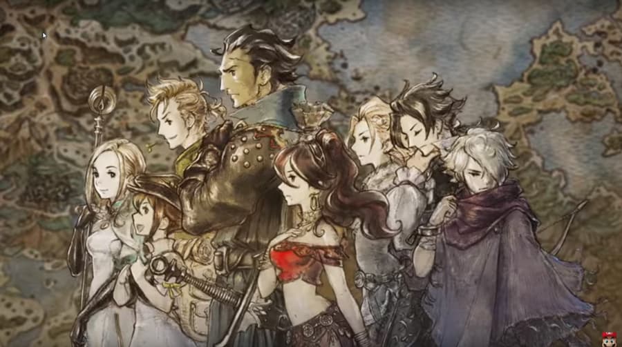 Octopath Traveler: COTC characters
