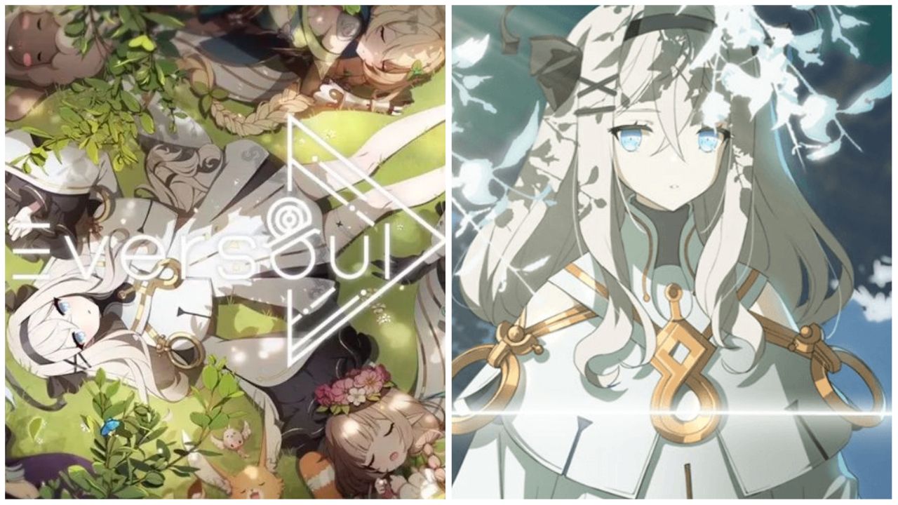 feature image for our eversoul characters guide, the image features the games logo as well as promo art for the game that features a variety of anime style characters